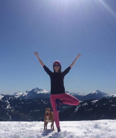 Yoga en meditatie, in de winter.