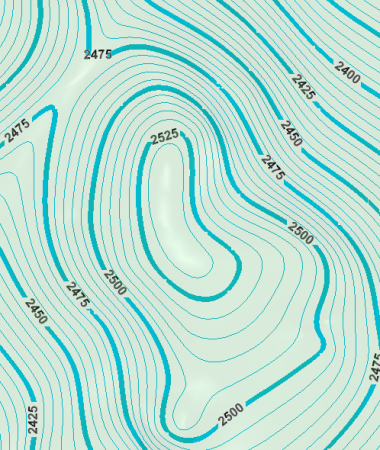 Topografische gidsen/kaarten