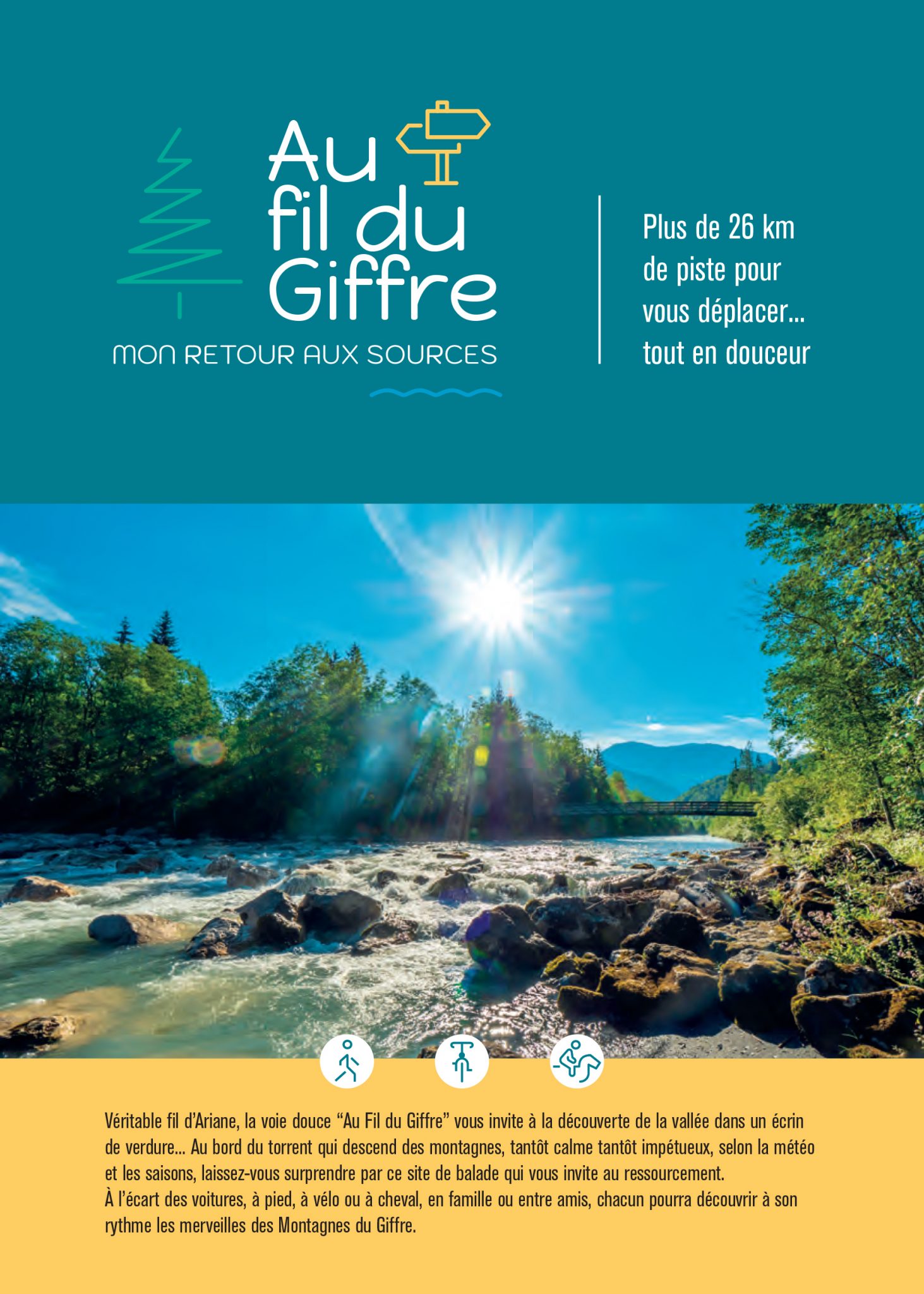 Wandeling langs de Giffre