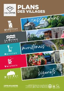 Plattegrond van de dorpen