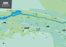 Plattegrond van La Rivière-Enverse