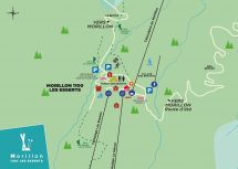 Plattegrond van Morillon 1100