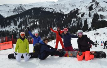 Groepslessen snowboarden voor kinderen