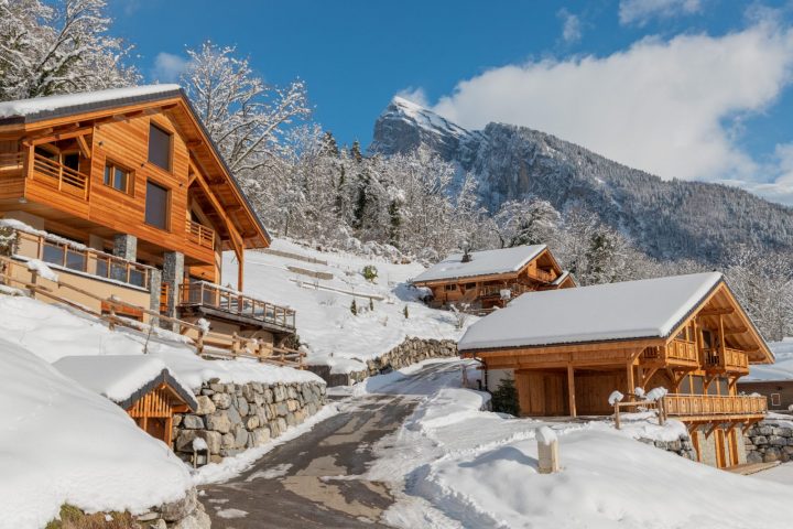 Route sneeuwschoenwandelen : Het dorp Chantemerle_Samoëns