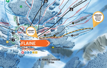 Montée d’Aujon toerskiroute – nachtbeklimming