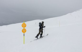 Skitochtroute naar Les Lindars