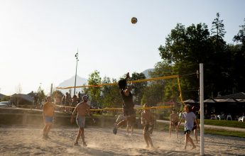 Terrain de beach volley