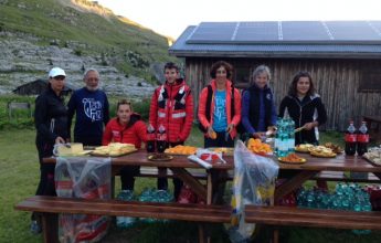 Apéritif partage au refuge de Sales