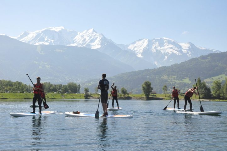 Stand-Up Paddle uitstapje onder begeleiding – Afdaling meer en Arve_Samoëns