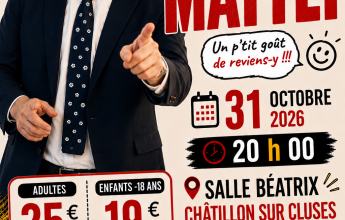 Jean-Michel Matteï treedt op!