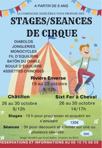 Stages / Circuslessen – La Rivière – Enverse_La Rivière-Enverse