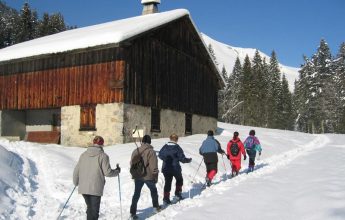 Begeleide sneeuwschoenwandeling “Bewustwording en ontdekking van de regio”.